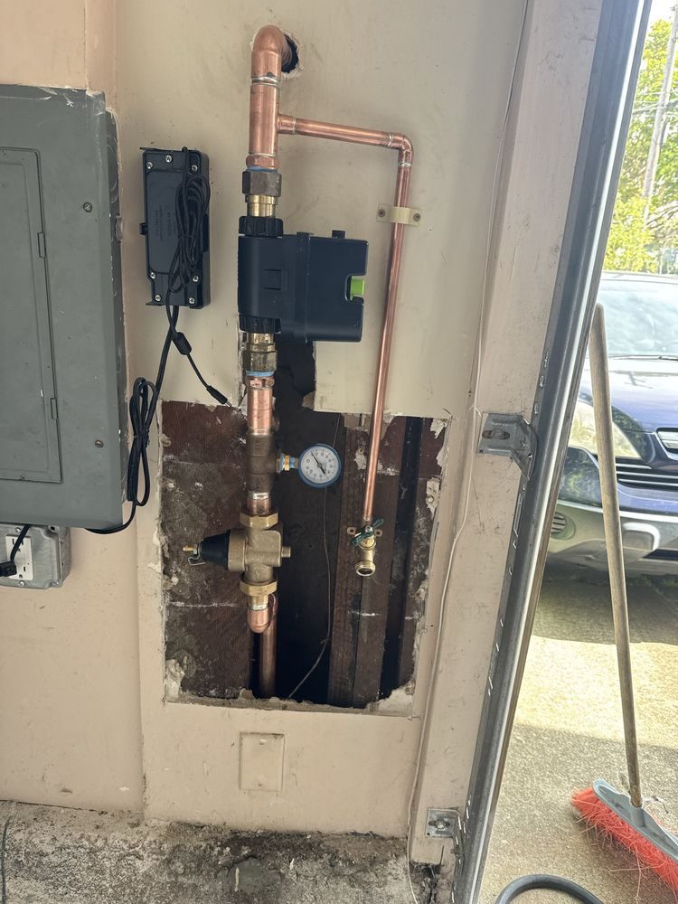 Professional copper repiping and pressure regulator installation by 5Star Plumbing Restoration in New York City
